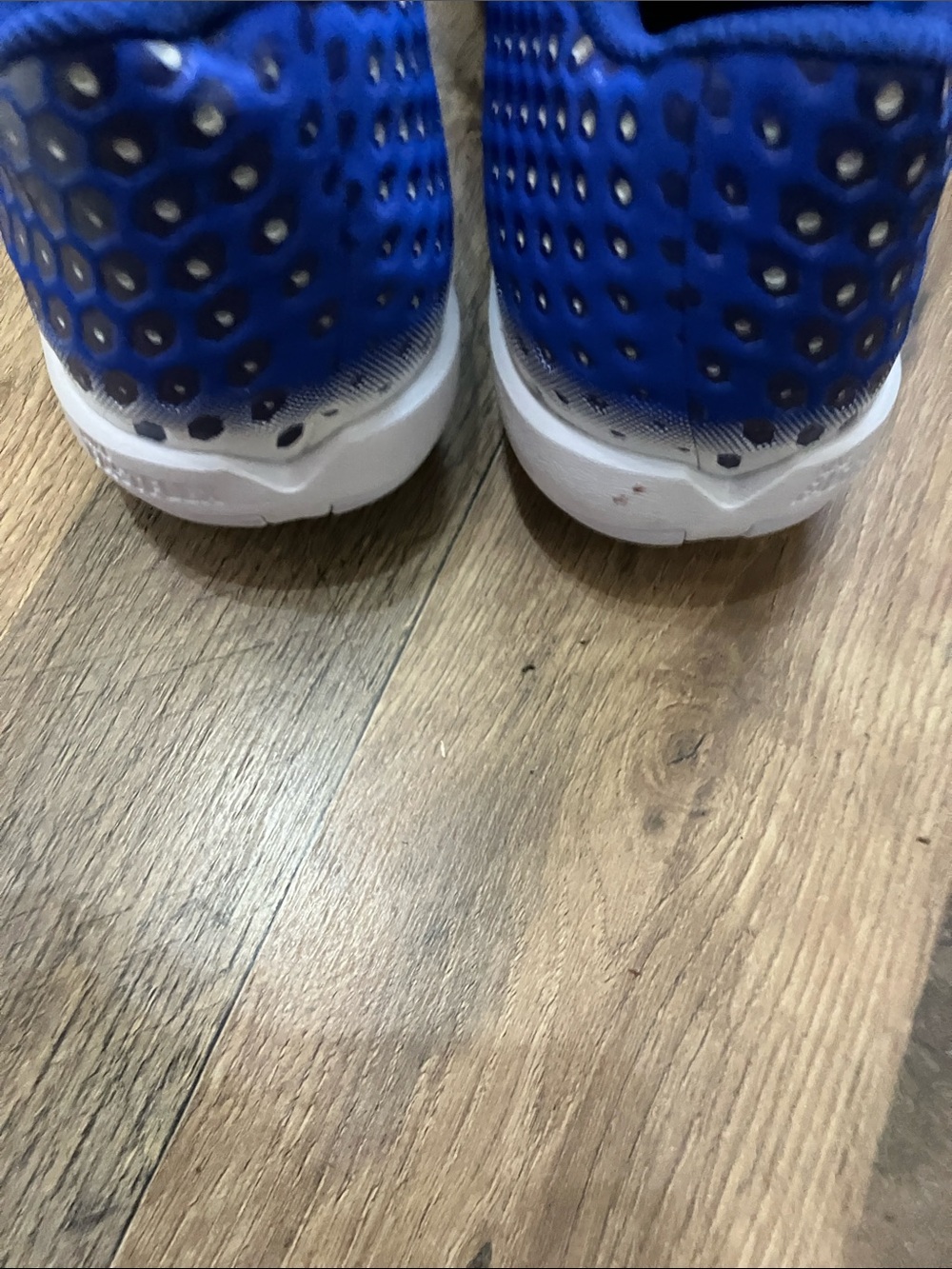 Nike Vapor Adult Blue and White Athletic Cleats - Picture 8 of 8